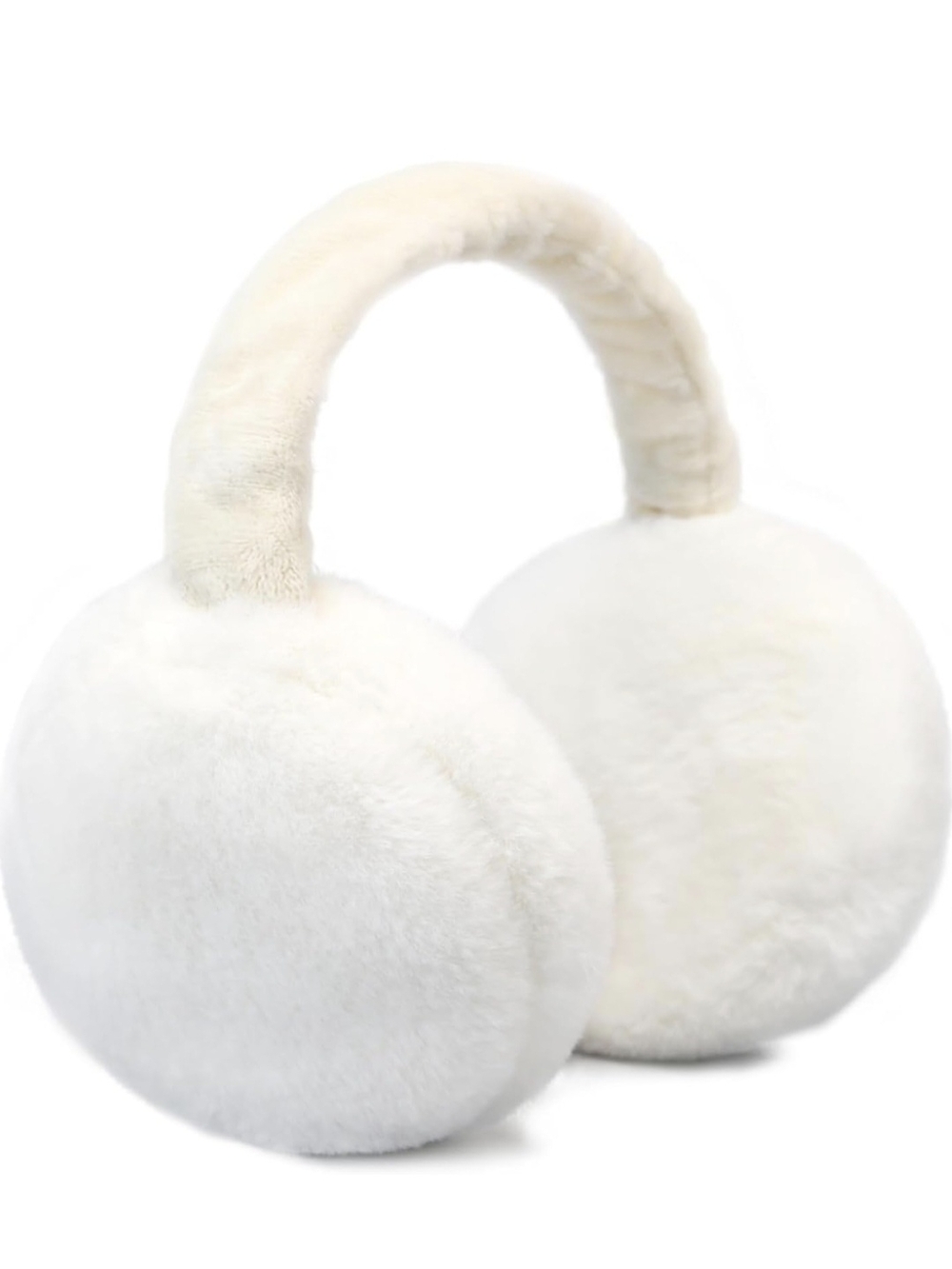 Cozy Plush Earmuffs in Cream